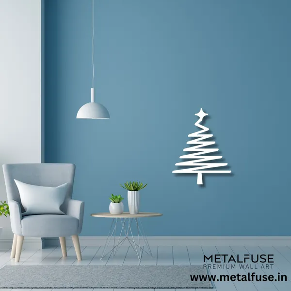 Metal_Wall_Art_for_Home_Decoration__|_Abstract_Christmas_Tree__|_White