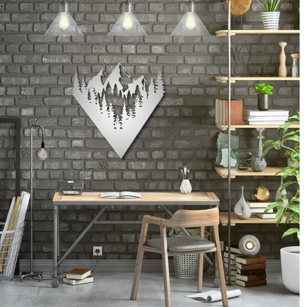 Metal_Wall_Art_for_Home_Decoration__|_Mountain_View__|_Silver