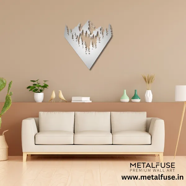 Metal_Wall_Art_for_Home_Decoration__|_Mountain_View__|_Silver