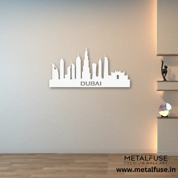 Metal_Wall_Art_for_Home_Decoration__|_Dubai_Skyline__|_White