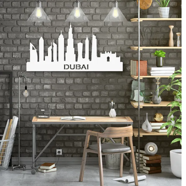 Metal_Wall_Art_for_Home_Decoration__|_Dubai_Skyline__|_White