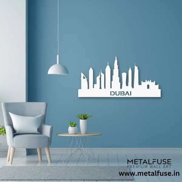 Metal_Wall_Art_for_Home_Decoration__|_Dubai_Skyline__|_White