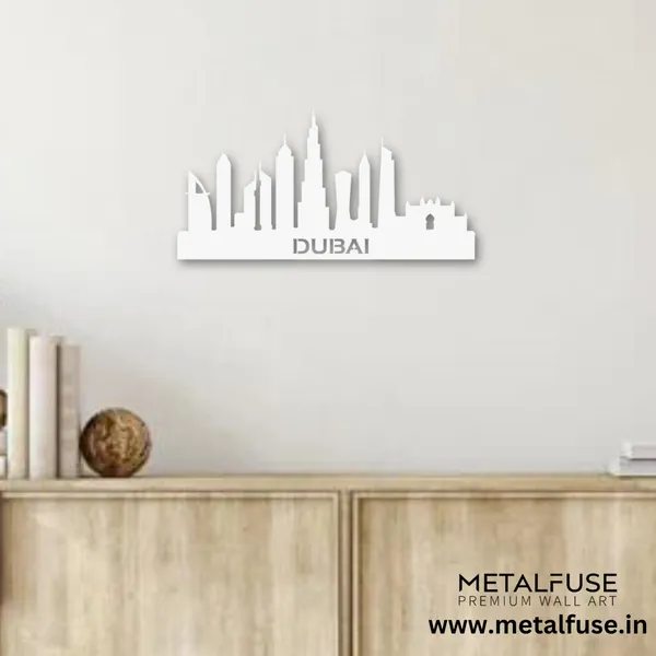 Metal_Wall_Art_for_Home_Decoration__|_Dubai_Skyline__|_White