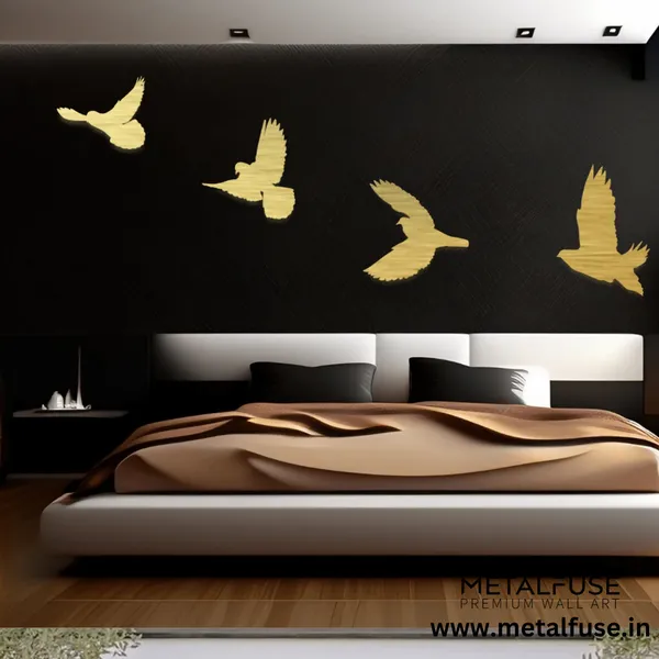 Metal_Wall_Art_for_Home_Decoration__|_Birds__|_Gold