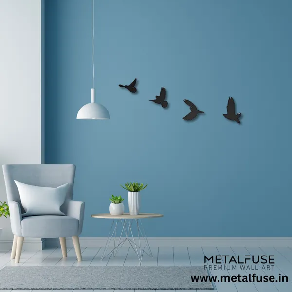 Metal_Wall_Art_for_Home_Decoration__|4_Birds__|_Black