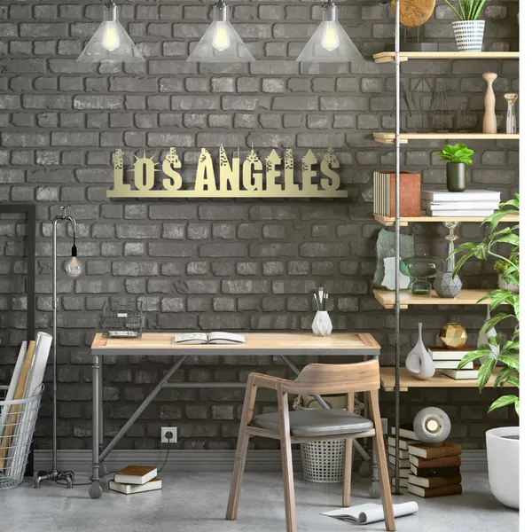 Metal_Wall_Art_for_Home_Decoration__|_Los_Angeles_Skyline_Skyline__|_Gold