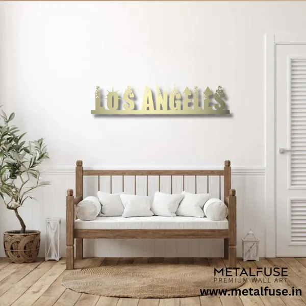 Metal_Wall_Art_for_Home_Decoration__|_Los_Angeles_Skyline_Skyline__|_Gold