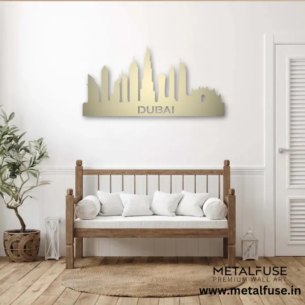 Metal_Wall_Art_for_Home_Decoration__|_Dubai_Skyline__|_Gold