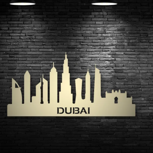 Metal_Wall_Art_for_Home_Decoration__|_Dubai_Skyline__|_Gold