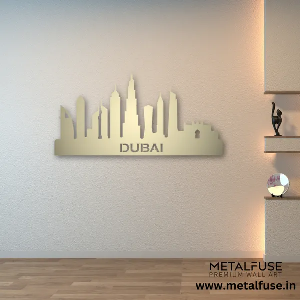 Metal_Wall_Art_for_Home_Decoration__|_Dubai_Skyline__|_Gold
