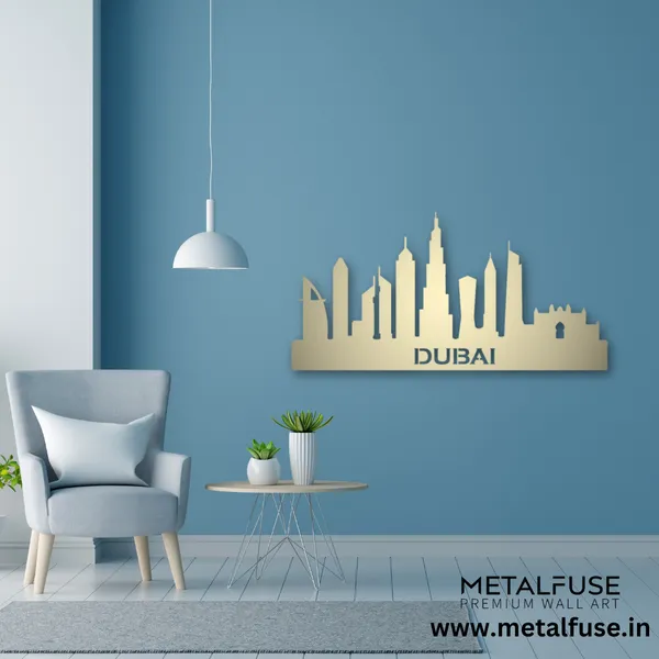 Metal_Wall_Art_for_Home_Decoration__|_Dubai_Skyline__|_Gold