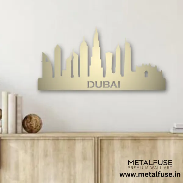 Metal_Wall_Art_for_Home_Decoration__|_Dubai_Skyline__|_Gold