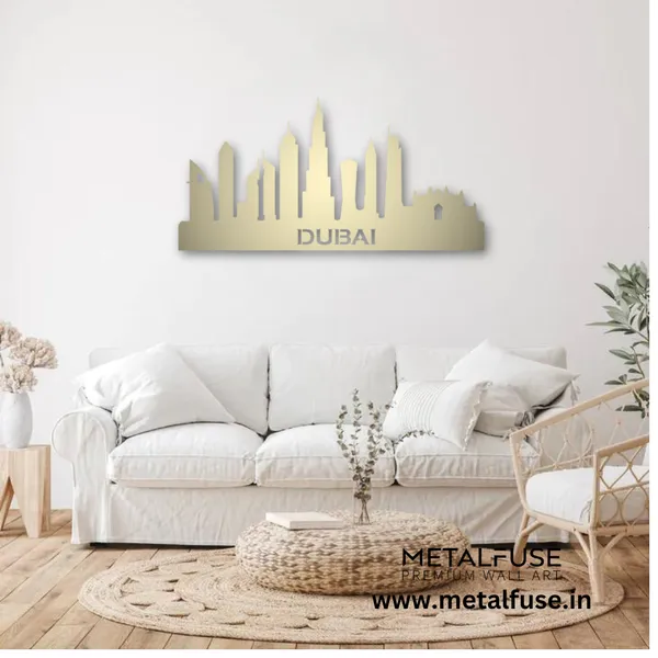 Metal_Wall_Art_for_Home_Decoration__|_Dubai_Skyline__|_Gold