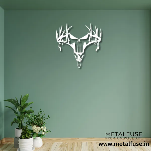 Metal_Wall_Art_for_Home_Decoration__|_Deer_Punisher__|_White