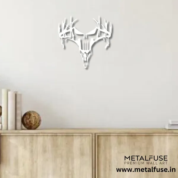 Metal_Wall_Art_for_Home_Decoration__|_Deer_Punisher__|_White