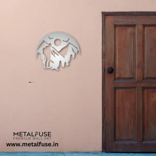 Metal_Wall_Art_for_Home_Decoration__|_Mountain_Hiking__|_Silver