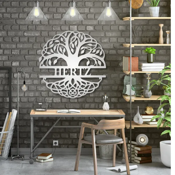 Metal_Wall_Art_for_Home_Decoration__|_Family_Tree_Monogram__|_Silver