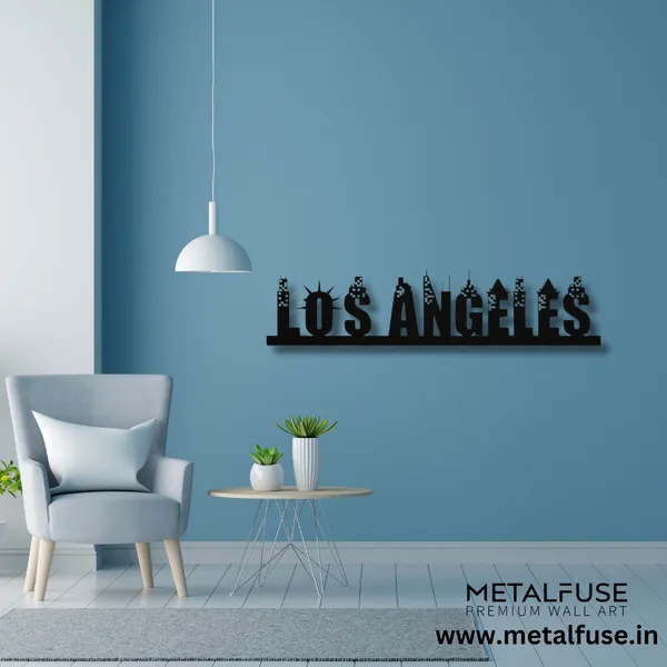 Metal_Wall_Art_for_Home_Decoration__|_Los_Angeles_Skyline_Skyline__|_Black
