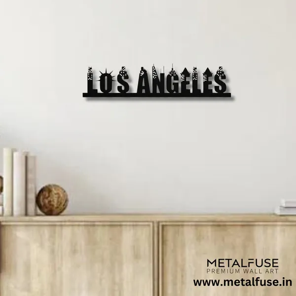 Metal_Wall_Art_for_Home_Decoration__|_Los_Angeles_Skyline_Skyline__|_Black
