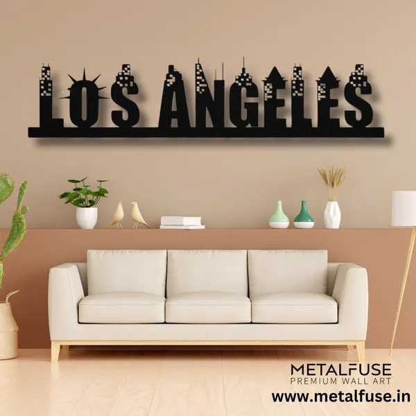 Metal_Wall_Art_for_Home_Decoration__|_Los_Angeles_Skyline_Skyline__|_Black