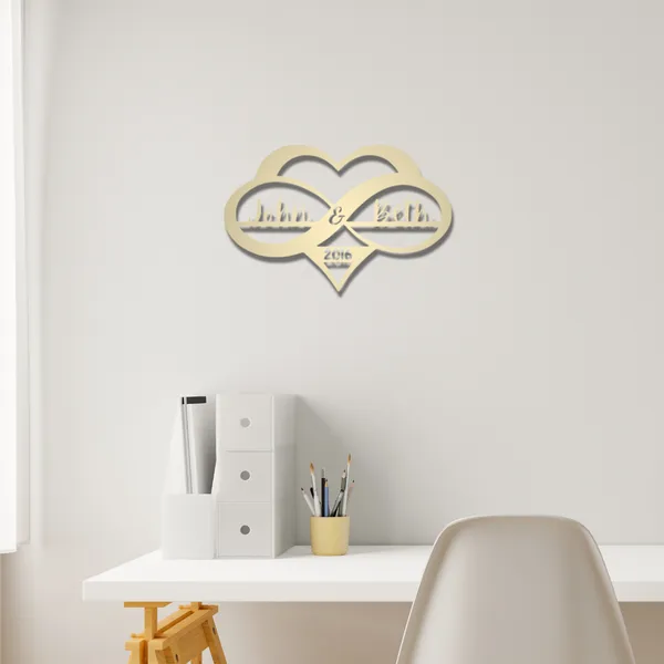 Metal_Wall_Art_for_Home_Decoration__|_Personalized_Infinity_Heart_Sign__|_Gold