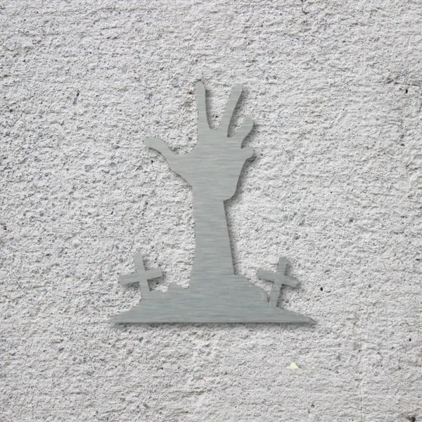 Metal_Wall_Art_for_Home_Decoration__|_Zombie_Hand__|_Silver