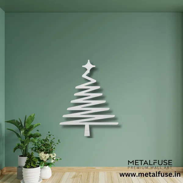 Metal_Wall_Art_for_Home_Decoration__|_Abstract_Christmas_Tree__|_Silver