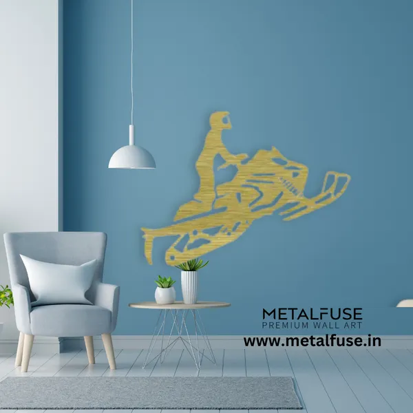 Metal_Wall_Art_for_Home_Decoration__|_Mountain_Snowmobiler__|_Gold