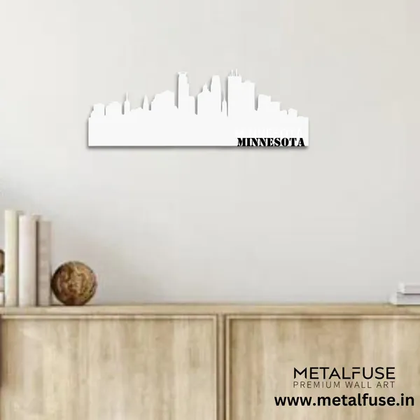 Metal_Wall_Art_for_Home_Decoration__|_Minnesota_Skyline__|_White