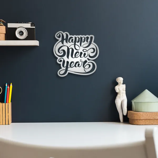 Metal_Wall_Art_for_Home_Decoration__|_Happy_New_Year_Script__|_Silver
