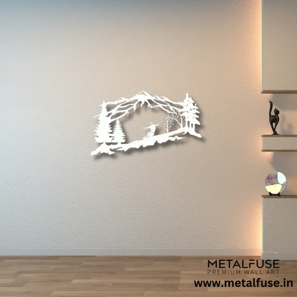 Metal_Wall_Art_for_Home_Decoration__|_Mountain_Snowboarder__|_White