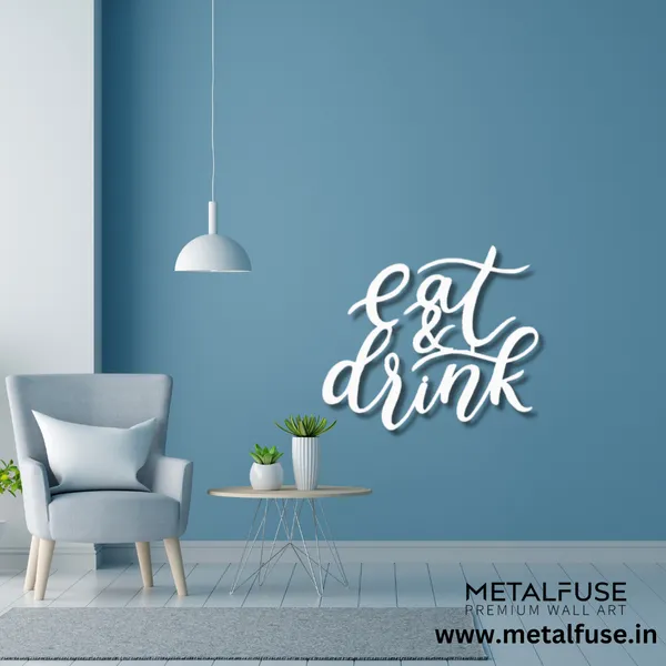 Metal_Wall_Art_for_Home_Decoration__|_Eat_&_Drink__|_White