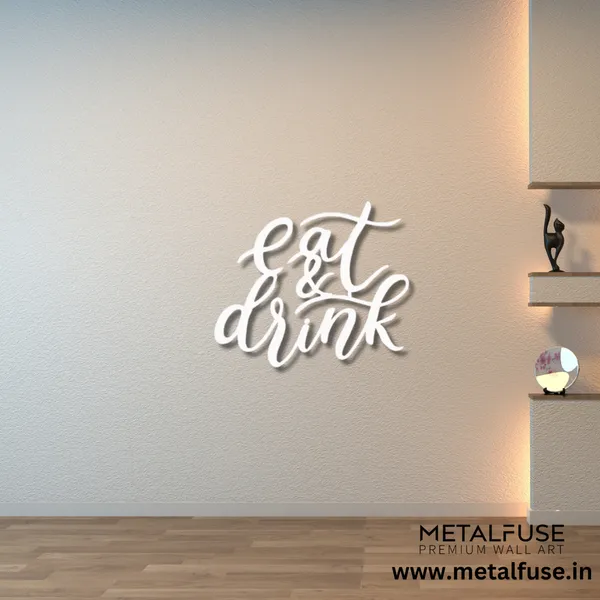 Metal_Wall_Art_for_Home_Decoration__|_Eat_&_Drink__|_White