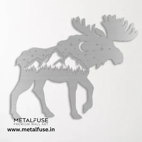 Metal_Wall_Art_for_Home_Decoration__|_Moose__|_Silver