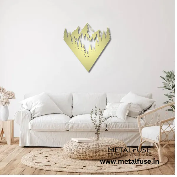 Metal_Wall_Art_for_Home_Decoration__|_Mountain_View__|_Gold