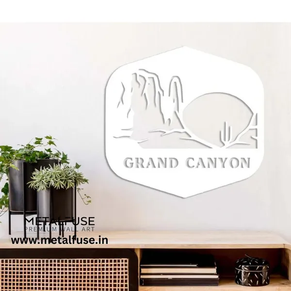 Metal_Wall_Art_for_Home_Decoration__|_Grand_Canyon_Scenery__|_White