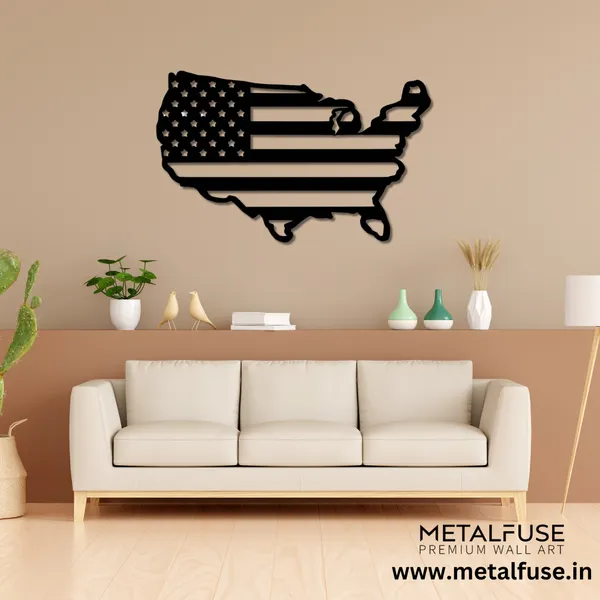 Metal_Wall_Art_for_Home_Decoration__|_American_Flag_United_States__|_Black