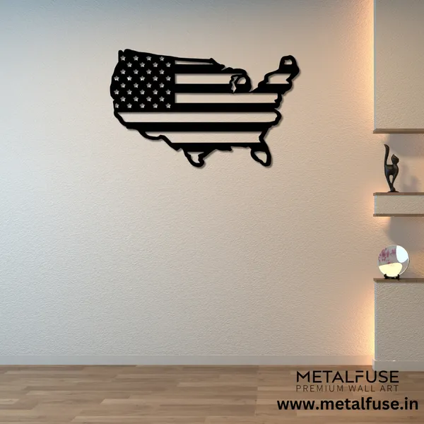 Metal_Wall_Art_for_Home_Decoration__|_American_Flag_United_States__|_Black