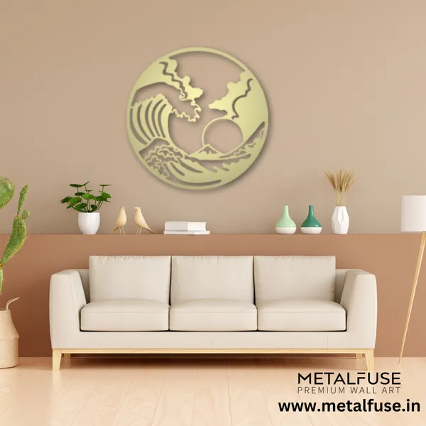 Metal_Wall_Art_for_Home_Decoration__|_The_Great_Wave__|_Gold