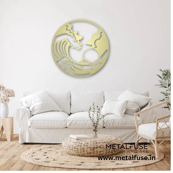 Metal_Wall_Art_for_Home_Decoration__|_The_Great_Wave__|_Gold
