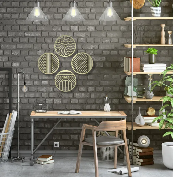 Metal_Wall_Art_for_Home_Decoration__|_Modern_Circles_(4_Piece_Set)__|_Gold