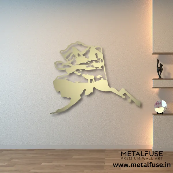 Metal_Wall_Art_for_Home_Decoration__|_Alaska_State_Metal_Wall_Art_|_Gold