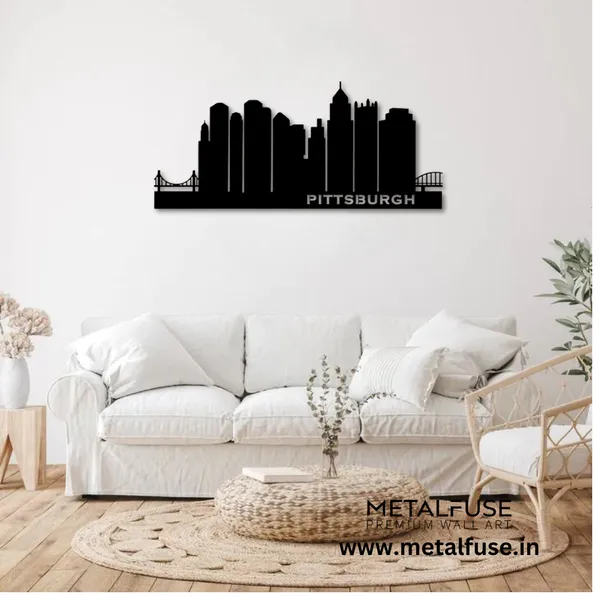 Metal_Wall_Art_for_Home_Decoration__|_Pittsburgh_Skyline__|_Black