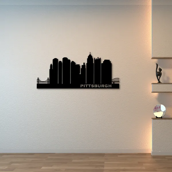 Metal_Wall_Art_for_Home_Decoration__|_Pittsburgh_Skyline__|_Black