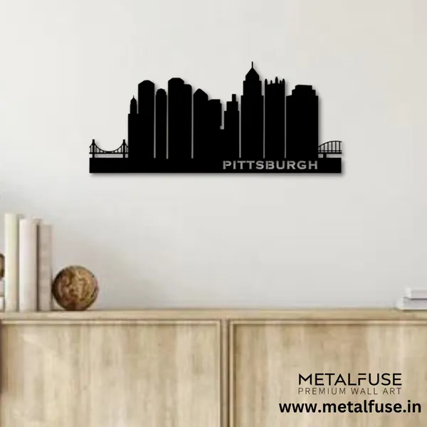 Metal_Wall_Art_for_Home_Decoration__|_Pittsburgh_Skyline__|_Black