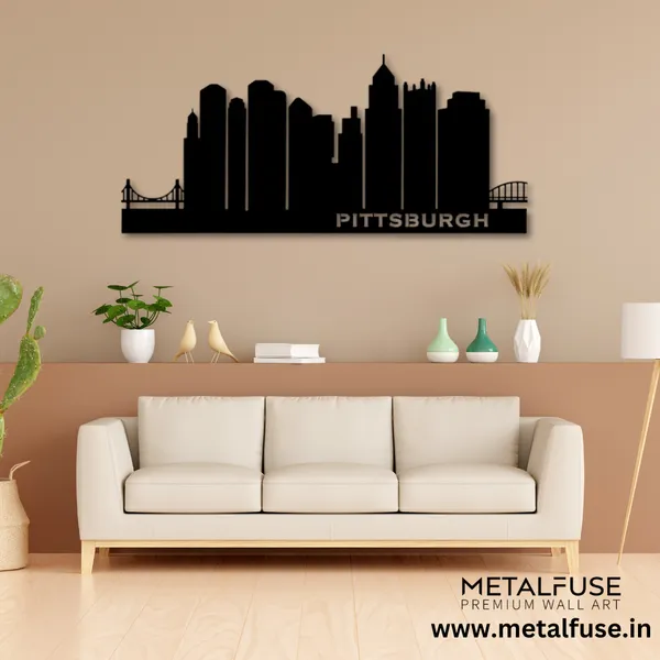 Metal_Wall_Art_for_Home_Decoration__|_Pittsburgh_Skyline__|_Black