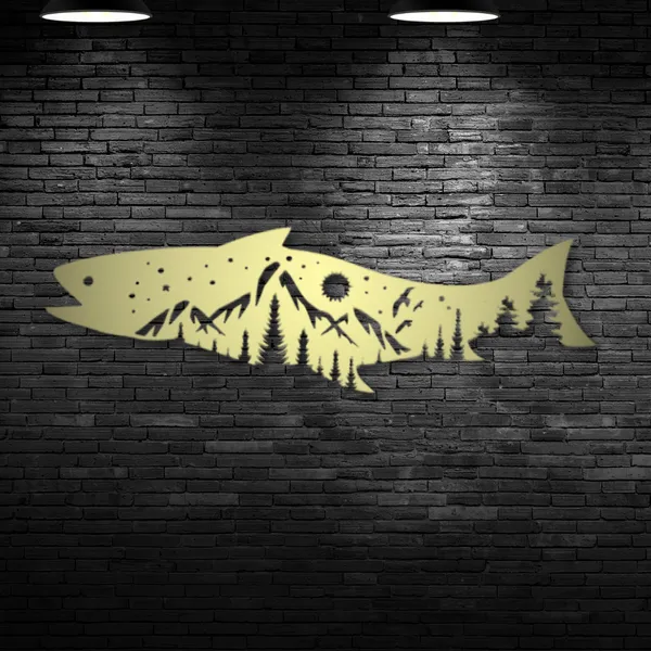 Metal_Wall_Art_for_Home_Decoration__|_Salmon_Fish_Design__|_Gold
