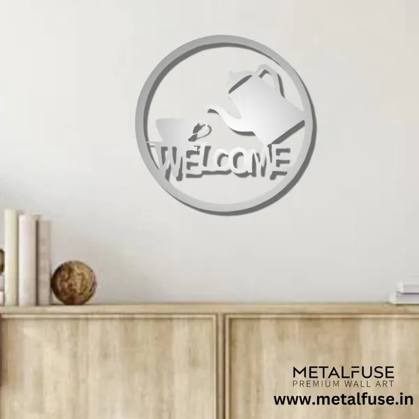 Metal_Wall_Art_for_Home_Decoration__|_Welcome_Tea_&_Cup__|_Silver