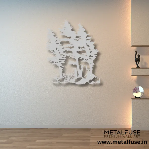 Metal_Wall_Art_for_Home_Decoration__|_Windy_Pines__|_Silver