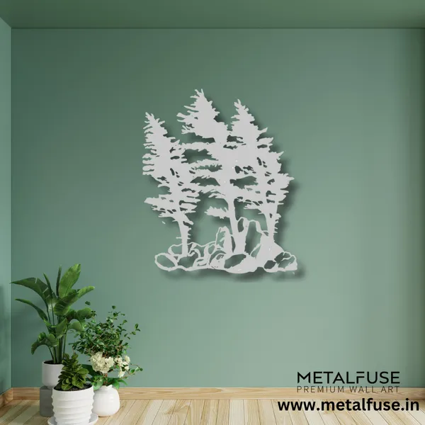 Metal_Wall_Art_for_Home_Decoration__|_Windy_Pines__|_Silver